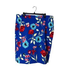 Nyco XlArge blue floral skirt